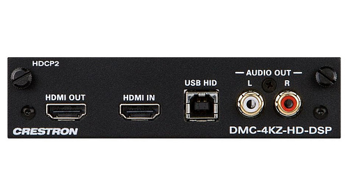 Плата входа Crestron [DMC-4KZ-HD-DSP] HDMI 4K60 4:4:4 HDR с понижающим микшированием для коммутаторов DM
