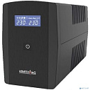 Импульс ИБП Юниор Смарт 1200 LCD,черный {1200/720 ВА/Вт, LCD, USB, RJ11/RJ45, SCHUKOx4} {JS12223}