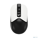 A4Tech Мышь Fstyler FB12S черный/белый оптическая (1200dpi) silent беспроводная BT/Radio USB