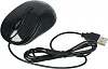 Мышь Оклик 385M черный оптическая (1000dpi) USB для ноутбука (3but)