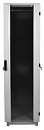 Шкаф коммутационный ЦМО (ШТК-М-42.6.8-1ААА-9005) напольный 42U 600x800мм пер.дв.стекл задн.дв.стал.лист 2 бок.пан. 550кг черный