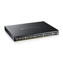 Коммутатор L3 Access коммутатор Zyxel NebulaFlex Pro XGS2220-54HP, rack 19", 48xRJ-45: 1G PoE+ (8 из них PoE++), 2xRJ-45: 1/2.5/5/10G PoE++, 4xSFP+, б