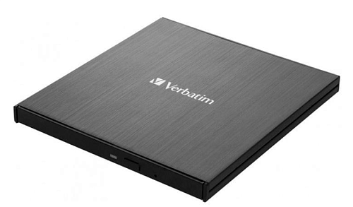 Verbatim external slimline DVD rewriter USB 2.0 black