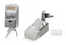 Коннектор RJ-45(8P8C) под витую пару, категория 6a/7/7a, экранированный Cabeus 8P8C-SH-C7(1.5)-TWP Коннектор RJ-45(8P8C) под витую пару, категория 6a/