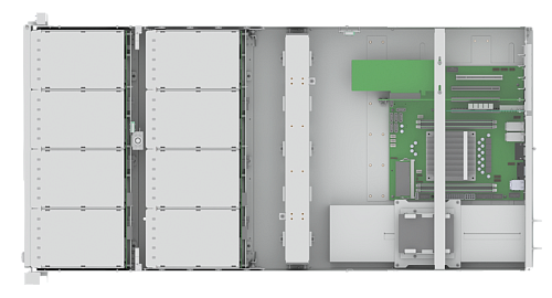 Сервер НОРСИ-ТРАНС универсальный на платформе "Эльбрус" ЯХОНТ-УВМ Э24 (2U, rack, 1 CPU Э8С; 24 шт отсеков 3,5" SAS/SATA/SSD; Gigabit Ethernet; 1шт порт управления