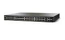 Коммутатор CISCO [SF220-48P-K9-EU] SB [SF220-48P] Управляемый L2, 48x LAN, 2x combo SFP/GLAN, 48 портов PoE+ бюджет суммарно 375 Вт