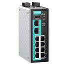 Промышленный маршрутизатор: 8 x 10/100BaseT(X) + 2 x 100/1000BaseSFP Ethernet, Firewall/NAT, с расширенным диапазоном температур