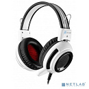 Oklick HS-G300 белый/черный {2.5м мониторы оголовье (AH-V1W)} [361558]