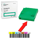 ленточный картридж HPE LTO-8 Ultrium 30TB RW Data Cartridge (без наклейки)