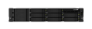 Сетевой RAID-накопитель, 8 отсеков 3,5"/2,5", 2 порта 2,5 GbE, HDMI-порт, стоечное исполнение, 2 блока питания. Intel Celeron N5095 2,0 ГГц (2,9 ГГц)