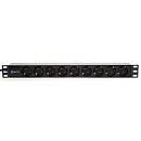 5bites PDU919P-02 Блок розеток 9S / PVC / 1U / 19" / 2M*3G*1.5MM2 / VDE