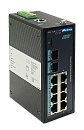 Управляемый промышленный Full Gigabit Ethernet коммутатор 2 уровня с поддержкой PROFINET, 8 x 1G RJ45, 2 x 2.5G SFP, питание 2 x 12~48VDC, монтаж на D