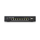 Коммутатор UBIQUITI Коммутатор/ Gigabit switch with (8) RJ45 ports, (2) SFP ports, and a 150W power supply