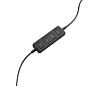 Наушники с микрофоном Logitech H570e Stereo черный 2.1м мониторные оголовье (981-000575)