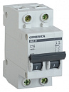 Выключатель автоматический IEK MVA25-2-016-C Generica 16A тип C 4.5kA 2П 400В 2мод серый (упак.:1шт)