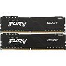 Модуль памяти Kingston 16GB DDR4 3200 DIMM FURY Beast Black Gaming Memory KF432C16BBK2/16-SP Non-ECC, CL16, 1.35V, 1RX8 (Kit of 2),
