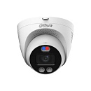 DAHUA DH-HAC-ME1509TQP-A-PV-0360B-S2 Уличная турельная HDCVI-видеокамера Full-color Starlight с активным сдерживанием 5Мп, объектив 3.6мм, ИК 40м, LED