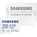 Карта памяти MICRO SDXC EVO+ 256GB V30 W/A MB-MC256KA/APC SAMSUNG