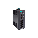 Промышленный маршрутизатор с 8 портами 10/100/1000BaseT(X), 2 слотами GbE SFP, Firewall/NAT/VPN, рабочая температура от -10 до 60°C, питание 120/240 В