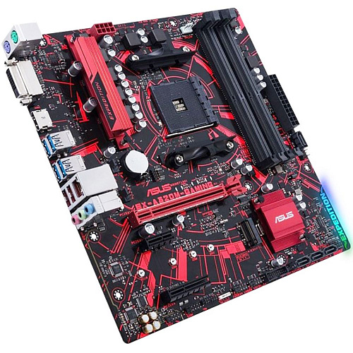 Материнская плата ASUS EX-A320M-GAMING AM4 mATX 4xDDR4 PCIEx16 PCIEx4 PICEx1 M.2 HDMI DVI GLAN (10) {10}