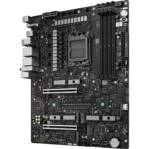 Материнская плата ASUS ROG CROSSHAIR X870E HERO AM5 ATX 4xDDR5 2xPCIEx16 5xM.2 4xUSB-C HDMI 2.5GLAN 5GLAN Wi-Fi 7