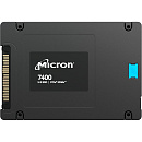 Накопитель CRUCIAL Твердотельный Micron SSD 7400 PRO, 960GB, U.3(2.5" 7mm), NVMe, PCIe 4.0 x4, 3D TLC, R/W 6500/1000MB/s, IOPs 240 000/60 000, TBW 1700, DWPD