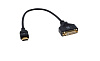 Адаптер для цифровых интерфейсов [99-9497110] Kramer Electronics [ADC-DF/HM] DVI розетка на HDMI вилка