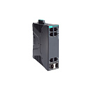 Конфигурируемый Ethernet-коммутатор с 4 портами 10/100BaseT(X) и 2 combo-портами 10/100/1000BaseT(X) или 100/1000BaseSFP, с расширенным диапазоном тем
