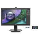 27" Philips 272P7VPTKEB 4K 3840x2160 IPS W-LED 16:9 5ms VGA HDMI-MHL miniDP DP 3*USB3.0 20M:1 178/178 350cd Webcam HAS Pivot Tilt Swivel Speakers Blac