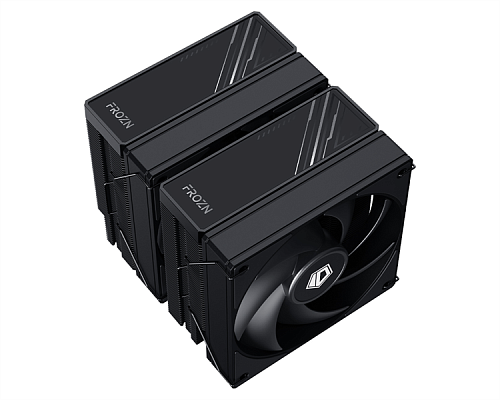 Кулер для процессора ID-COOLING FROZN A620 BLACK LGA1700/1200/115X/AM5/AM4 (6шт/кор, TDP 270W, PWM, черный, 6 тепл.трубок + медная база, FAN 120mm) RE