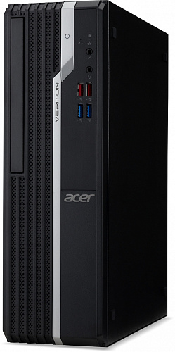 ПК Acer Veriton X2680G Intel Pentium G6400(4Ghz)/4096Mb/512SSDGb/noDVD/Int:Intel UHD Graphics/3Y ON SITE /noOS + проводные USB клавиатура и мышь;