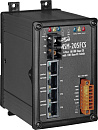 Коммутатор 4 x 10/100BaseTX, 1 x 10/100BaseFX, одномод, разъем SC, металлический корпус