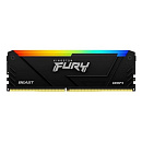 Память DDR4 16GB 3600MHz Kingston KF436C18BB2A/16 Fury Beast RGB RTL Gaming PC4-28800 CL18 DIMM 288-pin 1.35В single rank с радиатором Ret