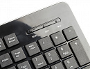 Клавиатура Оклик 870S черный USB беспроводная slim Multimedia