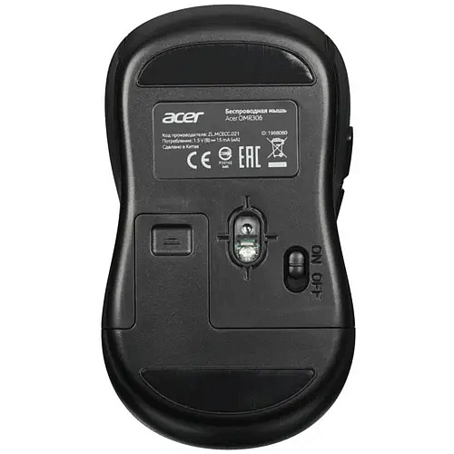Acer OMR306 [ZL.MCECC.021] Black/Grey Wireless Мышь беспроводная
