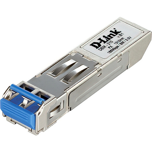 Трансивер/ DEM-210/10 SFP Transceivers, 100Base-LX, Duplex LC, Single-mode, 1310nm, 15KM, 10pcs/pack