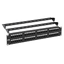 Itk PP48-2UC5EU-D05-1 2U патч-панель кат. 5Е UTP 48 портов (Dual) с каб. орг-м