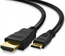 Кабель-переходник аудио-видео Premier 5-845 mini-HDMI (m)/HDMI (m) 2м. позолоч.конт. черный (5-845 2.0)