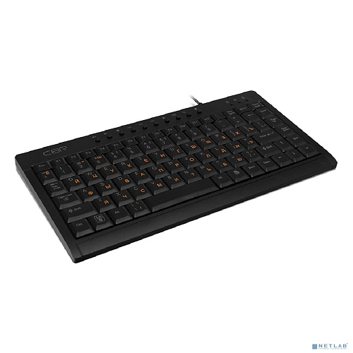 CBR KB 175 Black USB, Клавиатура проводная 1,25 м, мини