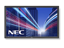 NEC 32" V323-3 Bk/Bk V-Series large format display, 450cd/m, Edge LED backlight, 24/7 proof, OPS slot