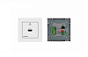 Передатчик Kramer Electronics [WP-789T/EU-80/86(W)] HDMI, RS-232, ИК, Ethernet по витой паре HDBaseT; поддержка 4К60 4:2:0, POE, исполнение в виде нас