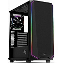 Блок питания Zalman MidiTower K1 (K1REV.B) Black без БП { боковое окно, ATX}