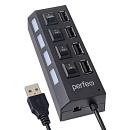 Perfeo USB-HUB 4 Port, (PF-H030 Black) чёрный