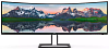 49" Philips 498P9Z изогнутый*1800 5120x1440@165Hz VA W-LED 32:9 4ms HDMI DP 4*USB3.2 80M:1 178/178 550cd 3000:1 2*Speakers 5W Tilt HAS Swivel Black