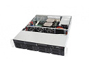 Корпус Ablecom Серверный корпус/ 2U rackmount, ATX, Micro-ATX and Mini-ITX mb, 8x3.5''HS SATA/SAS 6G (SATA conn on BP) + 2x3.5" int. HDD bays, single 550W CRPS PSU