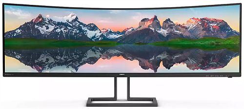 49" Philips 498P9Z изогнутый*1800 5120x1440@165Hz VA W-LED 32:9 4ms HDMI DP 4*USB3.2 80M:1 178/178 550cd 3000:1 2*Speakers 5W Tilt HAS Swivel Black