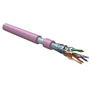 Кабель Hyperline FUTP4-C5E-S24-IN-LSLTX-PK-305 (305м) витая пара, экранированный F/UTP, общий экран фольга, категория 5e, 4 пары 24 AWG, 4х2х0,51 мм,