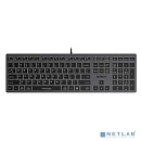 Клавиатура A4TECH Fstyler FX60, USB, серый [fx60 grey / white]
