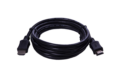 Кабель HDMI Wize [C-HM-HM-3M] 3 м, v.2.0, 19M/19M, 4K/60 Hz 4:4:4, Ethernet, позол.разъемы, экран, черный, пакет