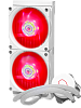 Система охлаждения/ Cooler Master MasterLiquid ML240L V2 RGB White Edition (210W, 240mm, RGB, fans: 2x120mm/62CFM/27dBa/1800rpm, 1700/1200/115X/2066